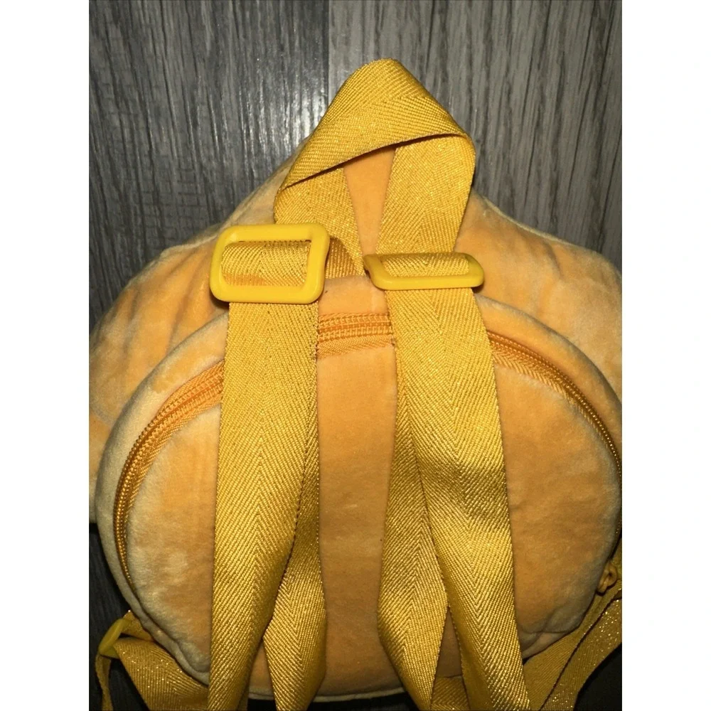 Disney Wish Star Kids Plush‎ Mini Backpack Bag Yellow Gold 12